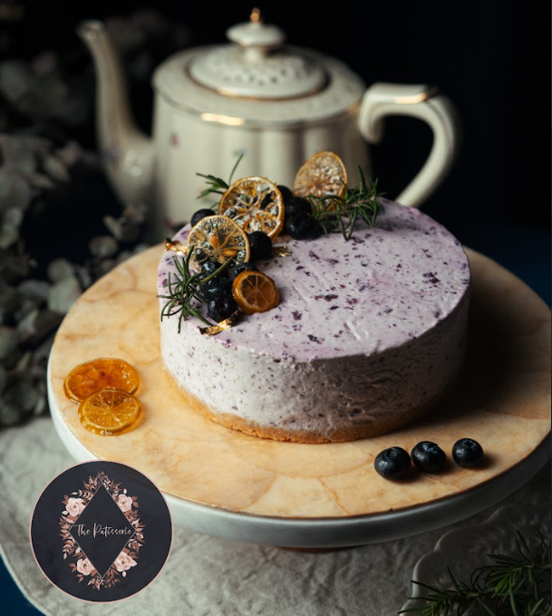 No Bake Blueberry Cheesecake