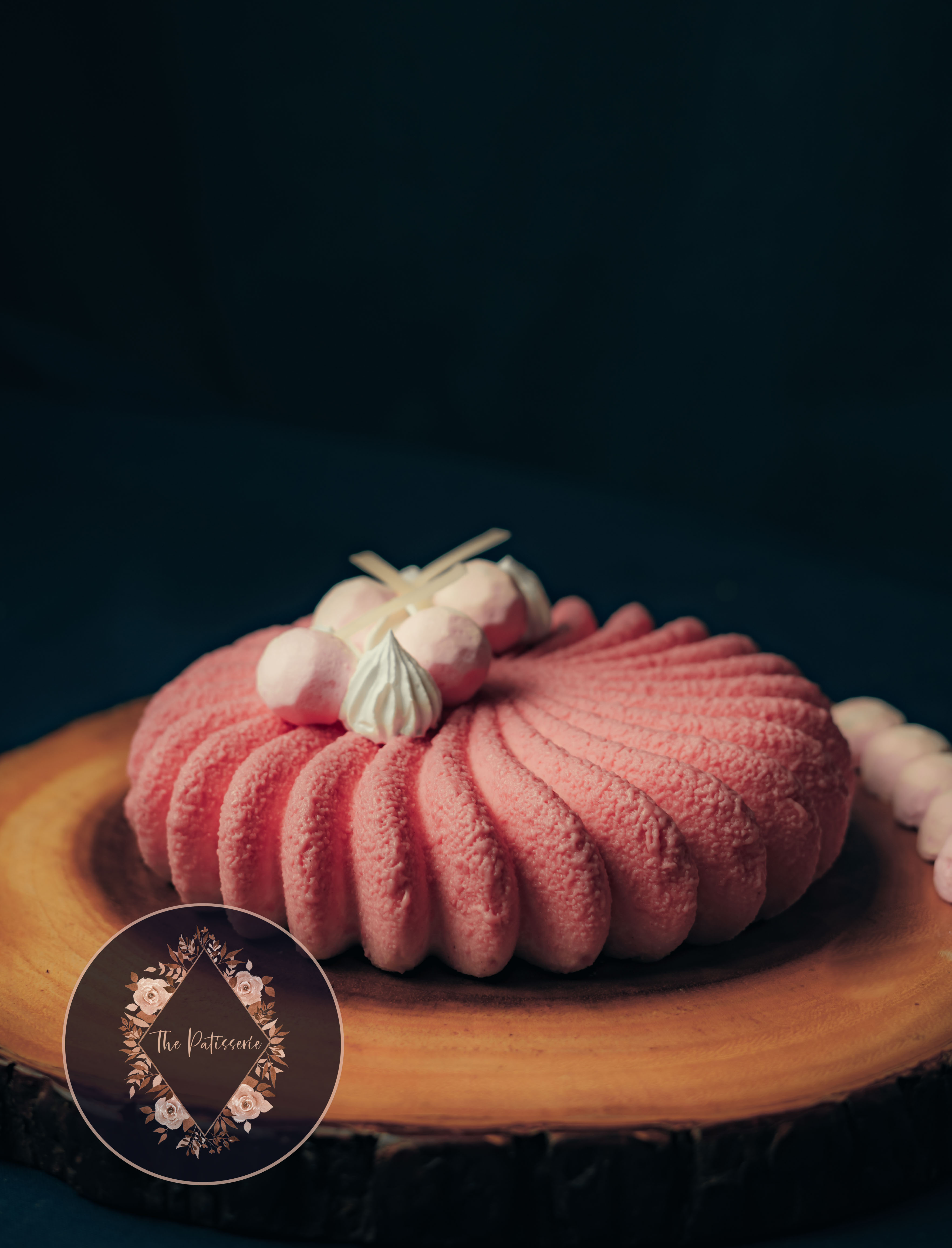 Marshmallow Strawberry Mousse Cake